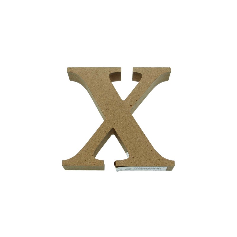 MDF 3D Letter Capital X